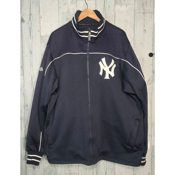Majestic Authentic Collection New York NY Yankees MLB Baseball Jacket XXL - Picture 1 of 7